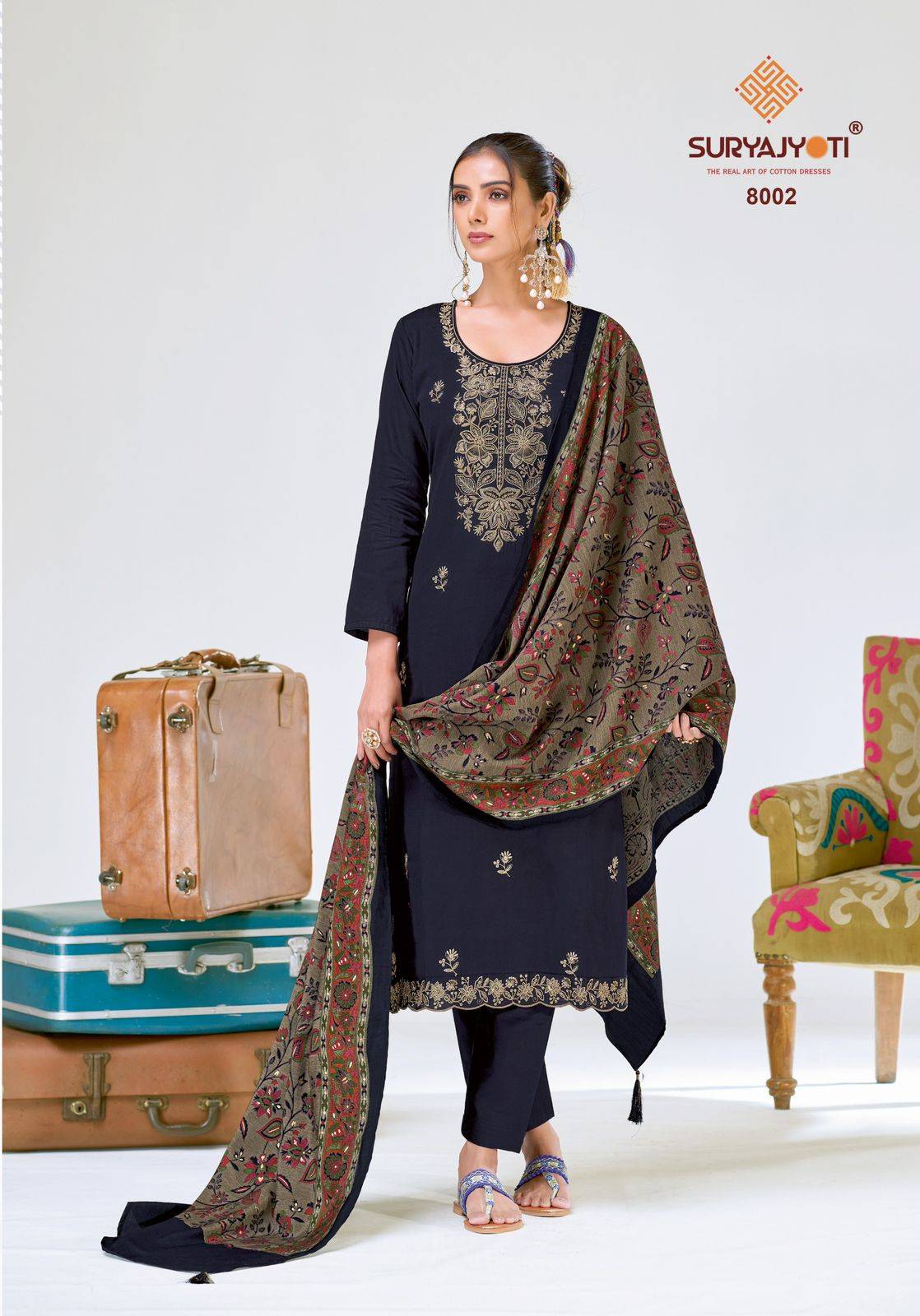 Suryajyoti Pashan Vol 8 Dress materials manufacturers in Kolkata